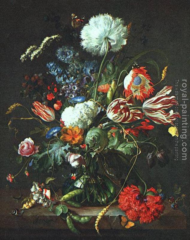 Jan Davidsz De Heem : Vase of Flowers
